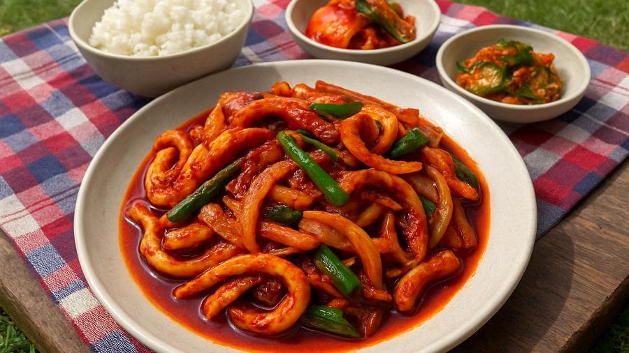 오징어볶음 정민이네