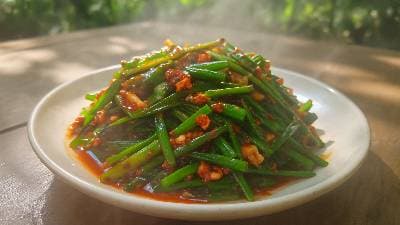 부추무침 김씨네집 순수한 맛