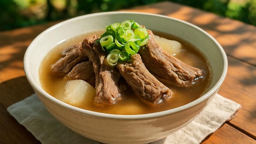 갈비탕 맛있게 만드는 정민아의 집밥