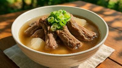 갈비탕 맛있게 만드는 정민아의 집밥