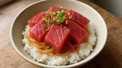 참치덮밥 정숙이 맛있는 간단한 한 그릇