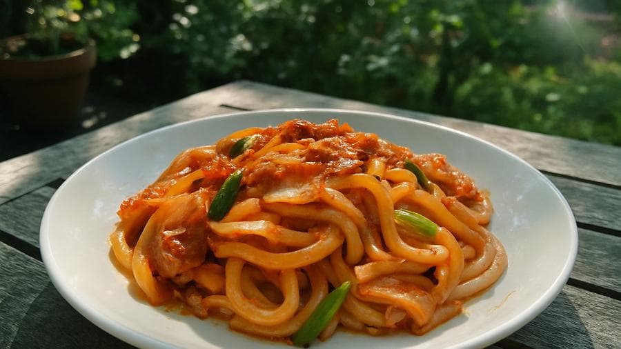 김치볶음우동 태희네 집밥