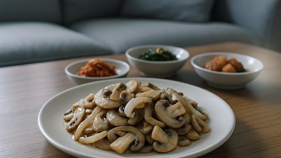버섯볶음 김씨 집밥