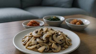 버섯볶음 김씨 집밥