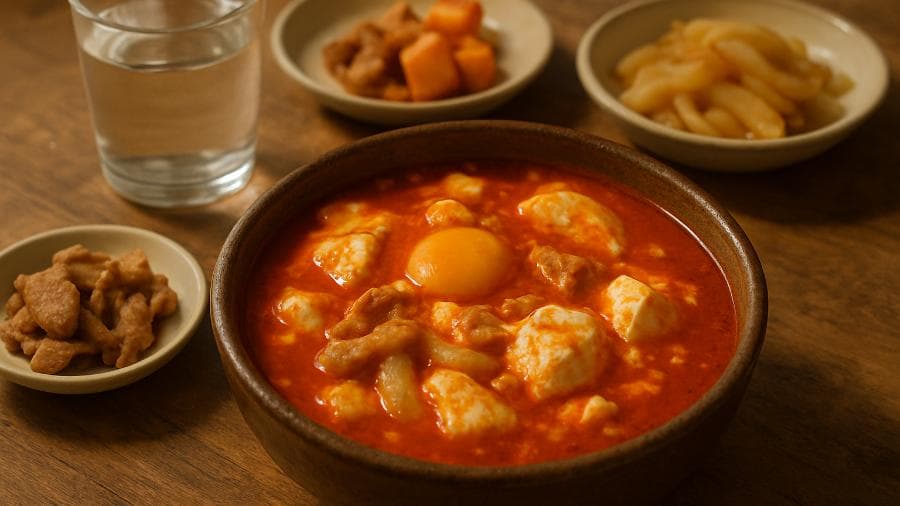 순두부찌개 정민이네 집밥