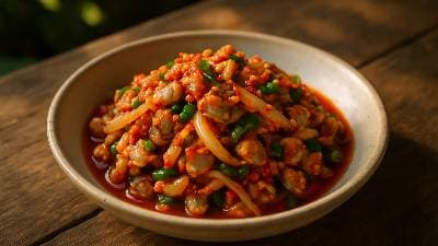 바지락살무침