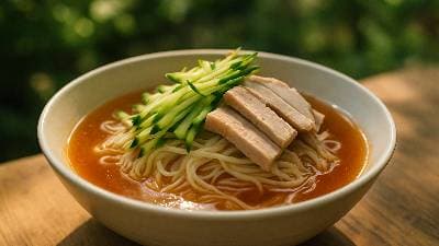 중화냉면 강수의 시원한 비법