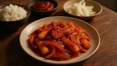 가래떡구이 고추장 양념