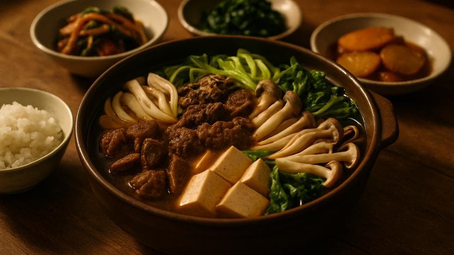 버섯전골 민수네 집